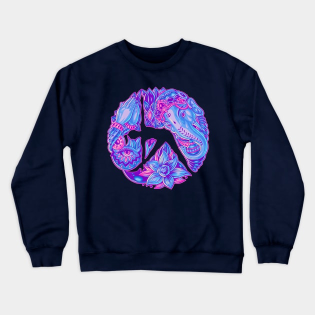 Yoga Body Soul Crewneck Sweatshirt by renatodsc